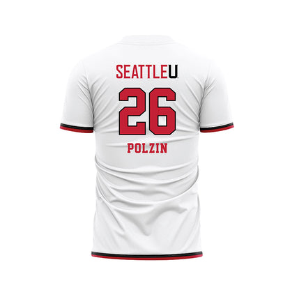 Seattle - NCAA Women's Soccer : Myah Polzin - White Soccer Jersey