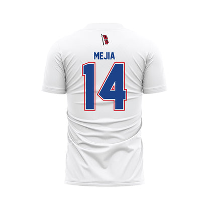 Tulsa - NCAA Men's Soccer : Jareth Mejia - White Soccer Jersey-1