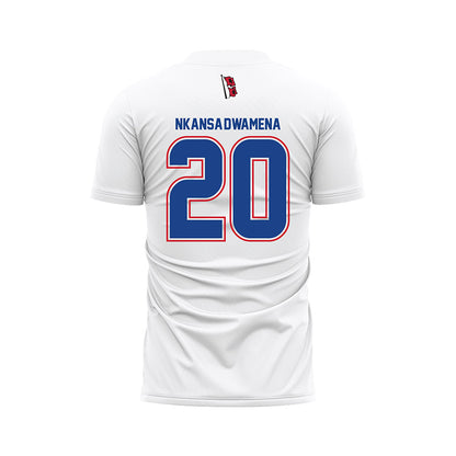 Tulsa - NCAA Men's Soccer : Nick Nkansa-Dwamena - White Soccer Jersey-1