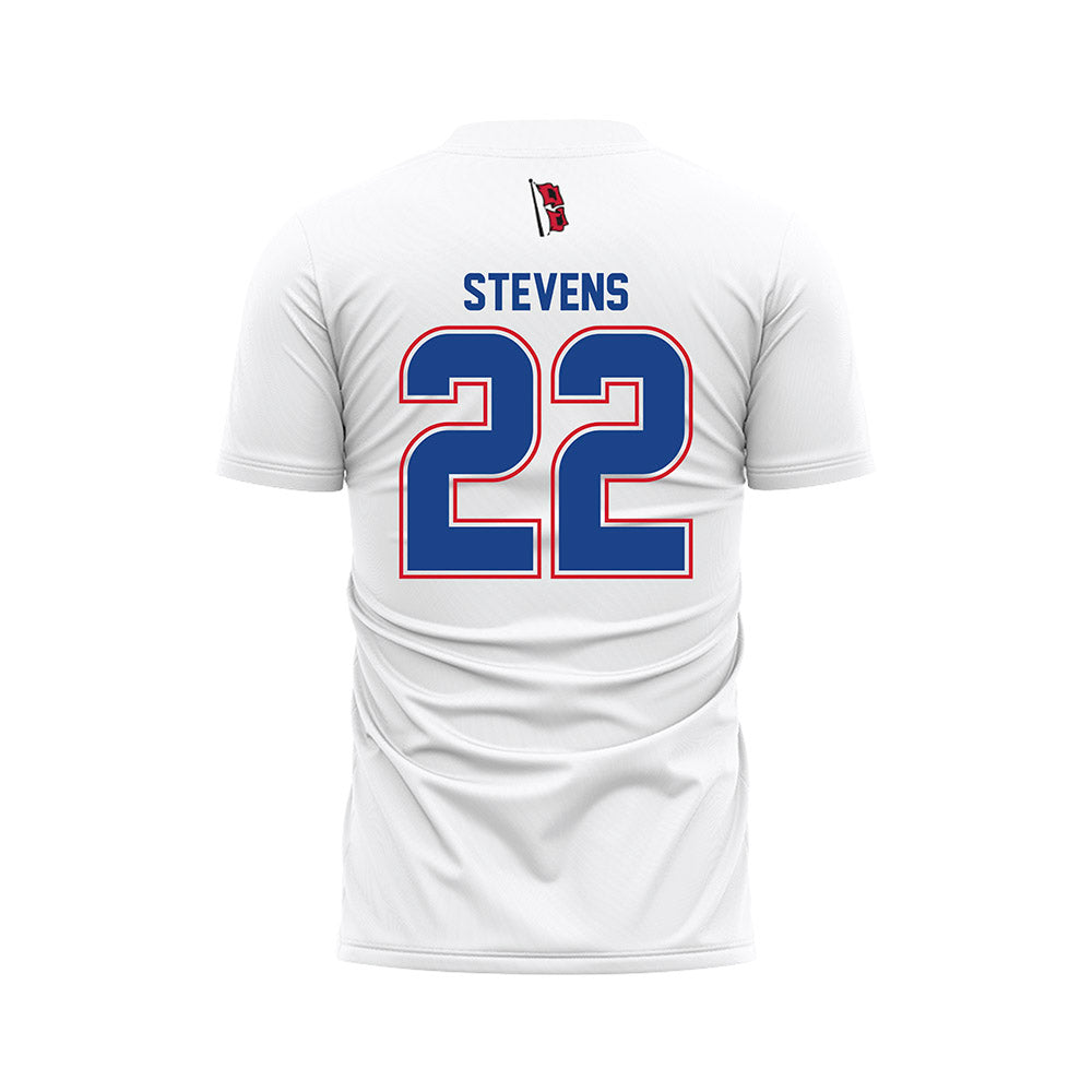 Tulsa - NCAA Men's Soccer : Danny Stevens - White Soccer Jersey-1