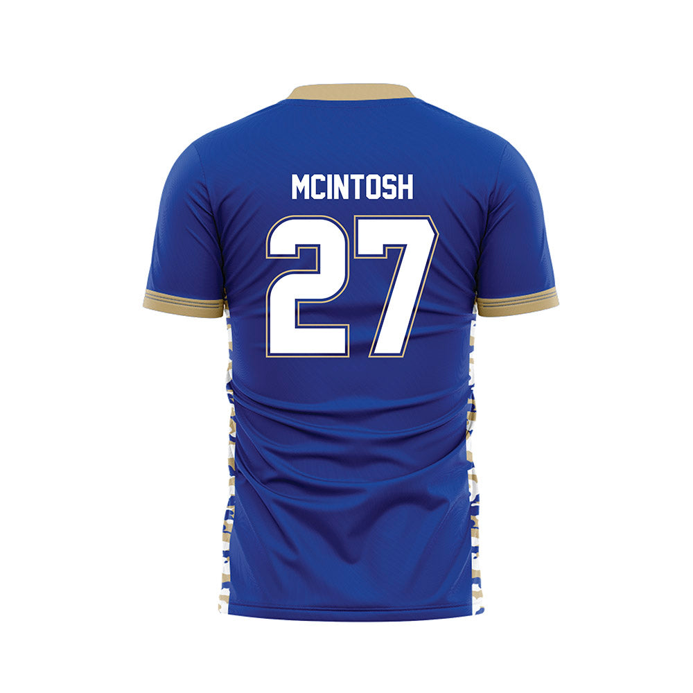 Tulsa - NCAA Men's Soccer : Ian McIntosh - Blue Soccer Jersey-1