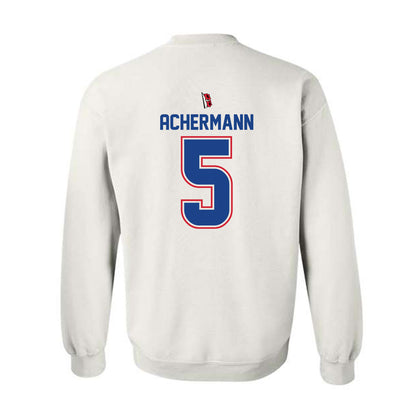 Tulsa - NCAA Men's Soccer : Luc Achermann - Replica Shersey Crewneck Sweatshirt-1