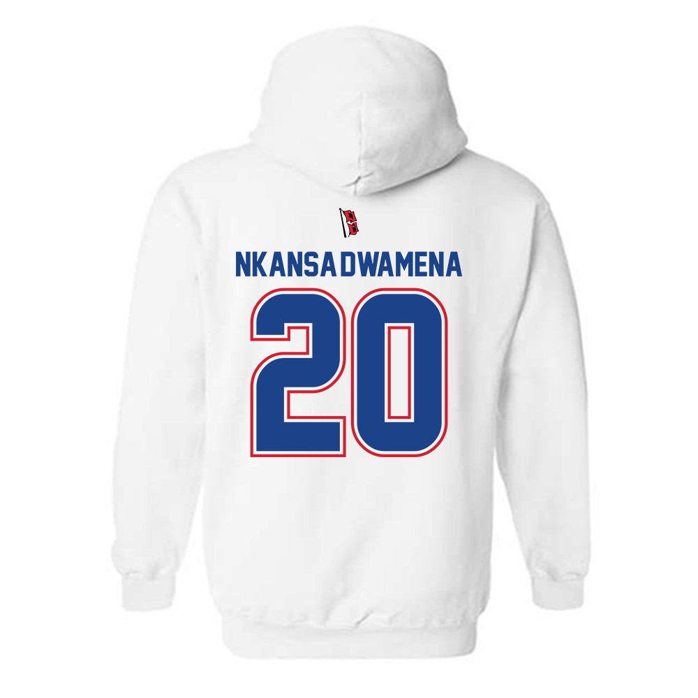 Tulsa - NCAA Men's Soccer : Nick Nkansa-Dwamena - Replica Shersey Hooded Sweatshirt-1