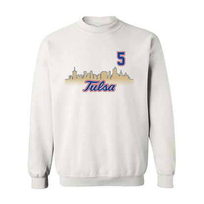 Tulsa - NCAA Men's Soccer : Luc Achermann - Replica Shersey Crewneck Sweatshirt-0