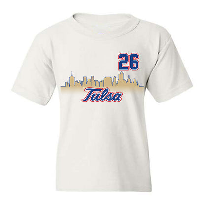 Tulsa - NCAA Men's Soccer : Trajan Wormington - Replica Shersey Youth T-Shirt-0