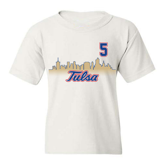 Tulsa - NCAA Men's Soccer : Luc Achermann - Replica Shersey Youth T-Shirt-0
