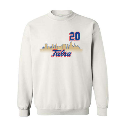 Tulsa - NCAA Men's Soccer : Nick Nkansa-Dwamena - Replica Shersey Crewneck Sweatshirt-0