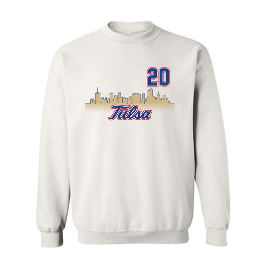 Tulsa - NCAA Men's Soccer : Nick Nkansa-Dwamena - Replica Shersey Crewneck Sweatshirt-0
