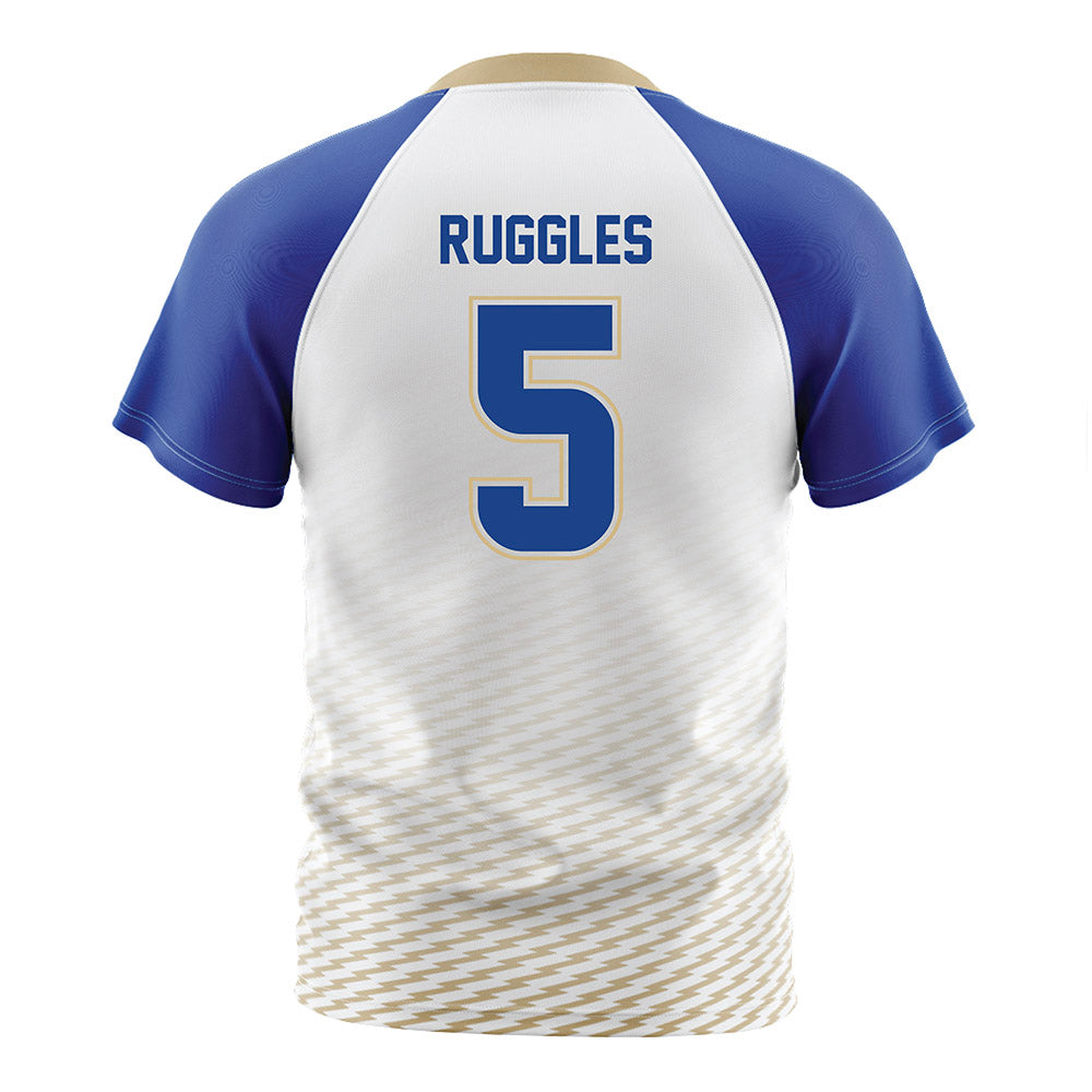 Tulsa - NCAA Women's Soccer : Gracen Ruggles - White Soccer Jersey-1
