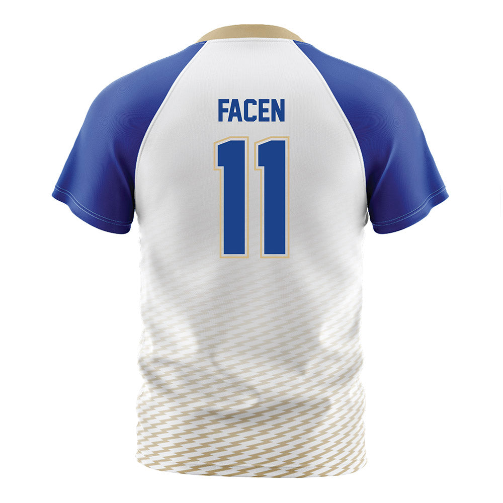 Tulsa - NCAA Women's Soccer : Aniya Facen - White Soccer Jersey-1