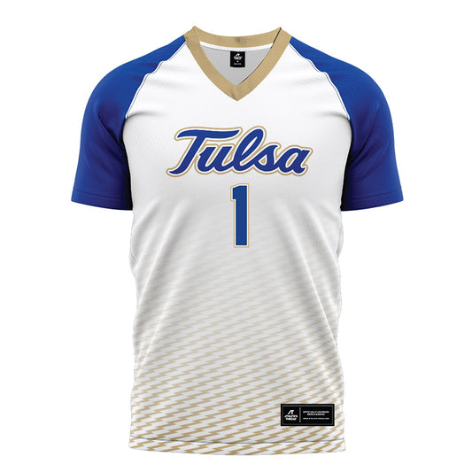 Tulsa - NCAA Women's Soccer : Madalyn Nigey - White Soccer Jersey-0