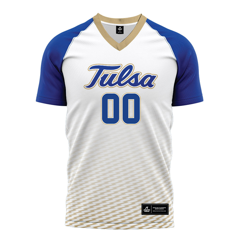 Tulsa - NCAA Women's Soccer : Tatum Sanders - White Soccer Jersey-0