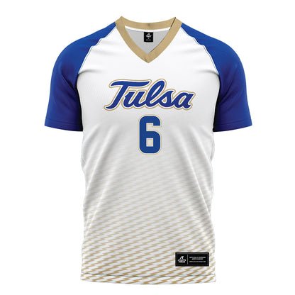 Tulsa - NCAA Women's Soccer : Kaleigh Hart - White Soccer Jersey-0