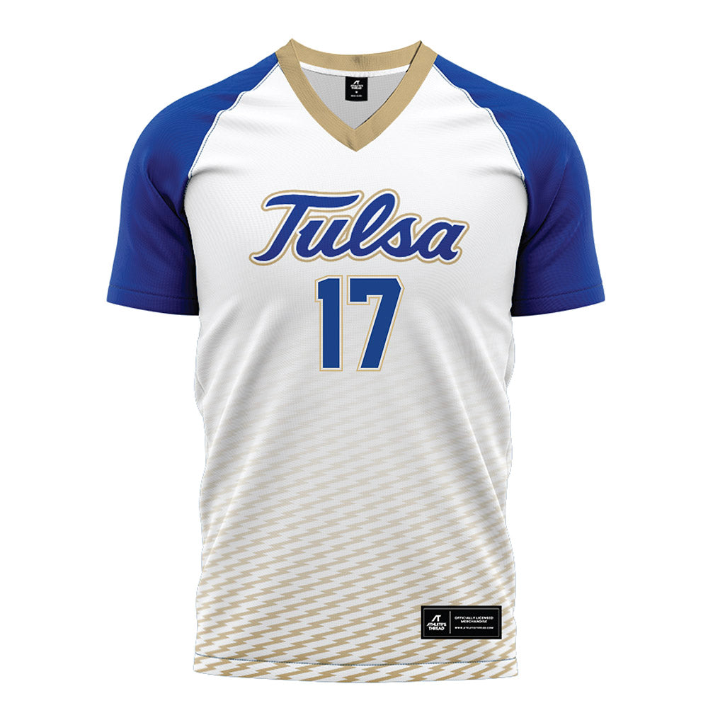 Tulsa - NCAA Women's Soccer : Piper Szafranski - White Soccer Jersey-0