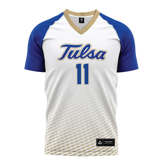 Tulsa - NCAA Women's Soccer : Aniya Facen - White Soccer Jersey-0