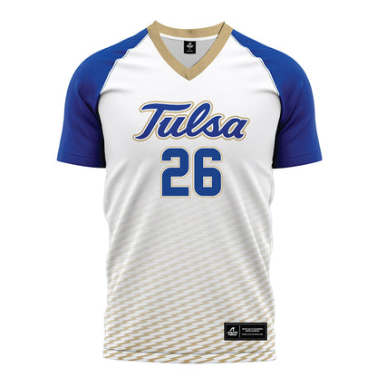 Tulsa - NCAA Women's Soccer : Avery Hudkins - White Soccer Jersey-0