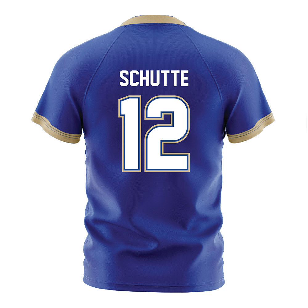 Tulsa - NCAA Women's Soccer : blaine schutte - Blue Soccer Jersey