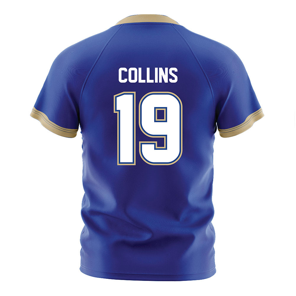 Tulsa - NCAA Women's Soccer : Brit Collins - Blue Soccer Jersey