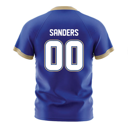 Tulsa - NCAA Women's Soccer : Tatum Sanders - Blue Soccer Jersey-1