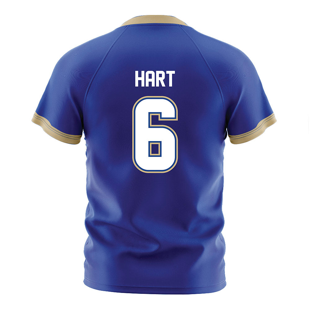Tulsa - NCAA Women's Soccer : Kaleigh Hart - Blue Soccer Jersey-1