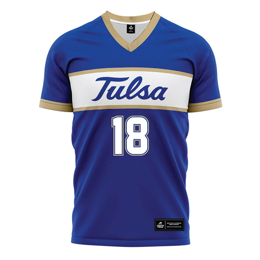 Tulsa - NCAA Women's Soccer : Ady Bechtel - Blue Soccer Jersey