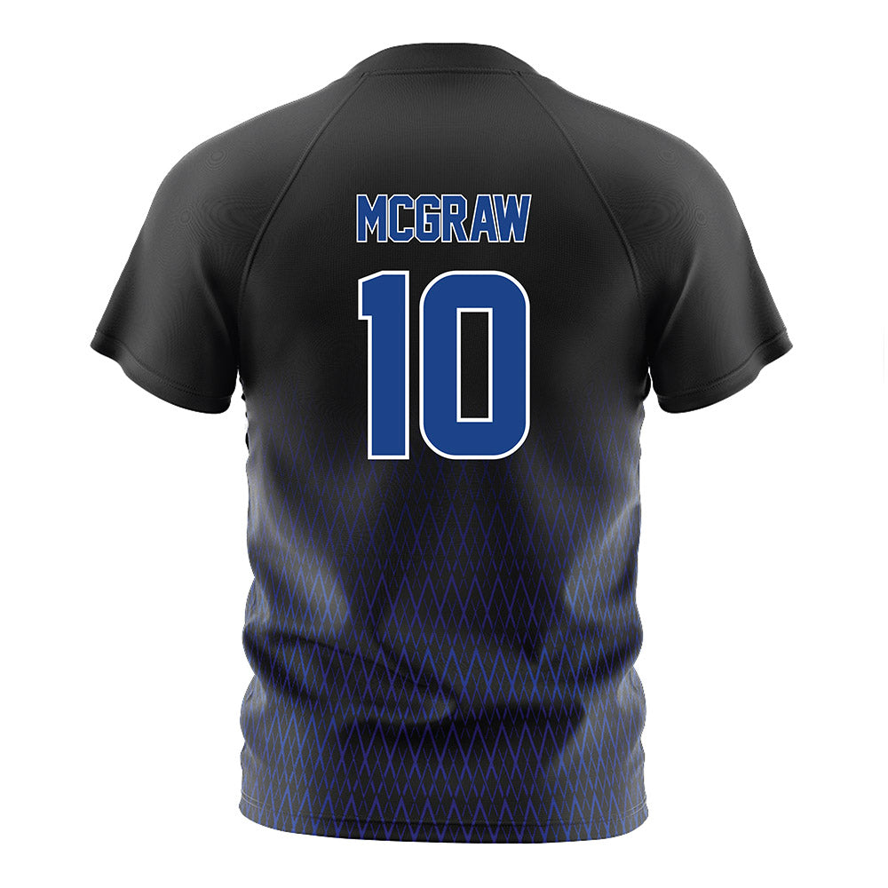 Tulsa - NCAA Women's Soccer : Parker McGraw - Black Soccer Jersey-1