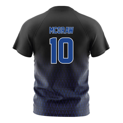 Tulsa - NCAA Women's Soccer : Parker McGraw - Black Soccer Jersey-1