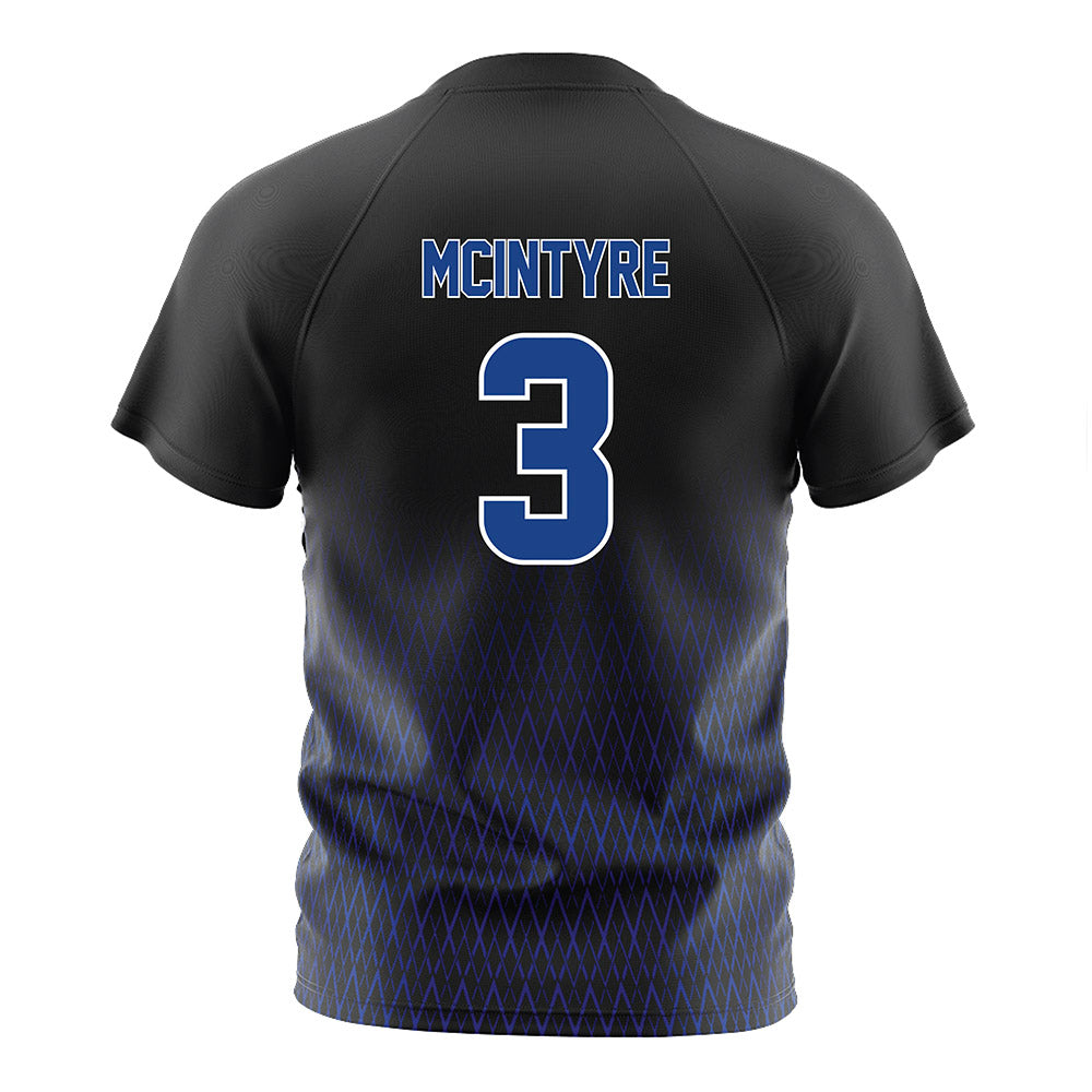 Tulsa - NCAA Women's Soccer : Lauren McIntyre - Black Soccer Jersey-1