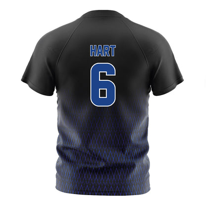 Tulsa - NCAA Women's Soccer : Kaleigh Hart - Black Soccer Jersey-1