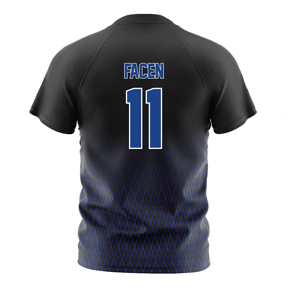 Tulsa - NCAA Women's Soccer : Aniya Facen - Black Soccer Jersey-1