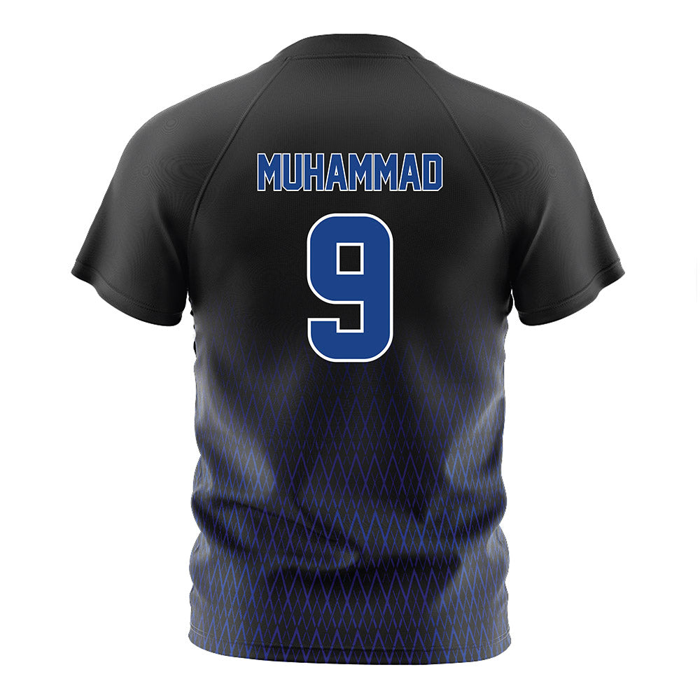Tulsa - NCAA Women's Soccer : makayla muhammad - Black Soccer Jersey-1