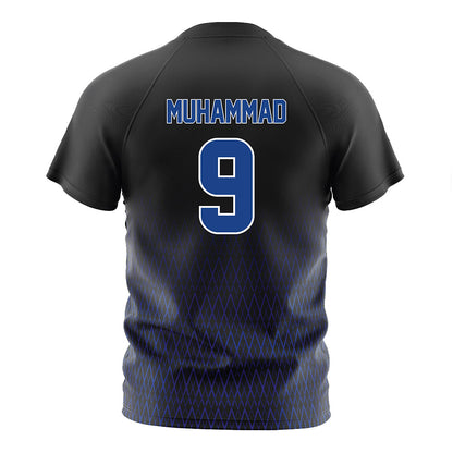 Tulsa - NCAA Women's Soccer : makayla muhammad - Black Soccer Jersey-1