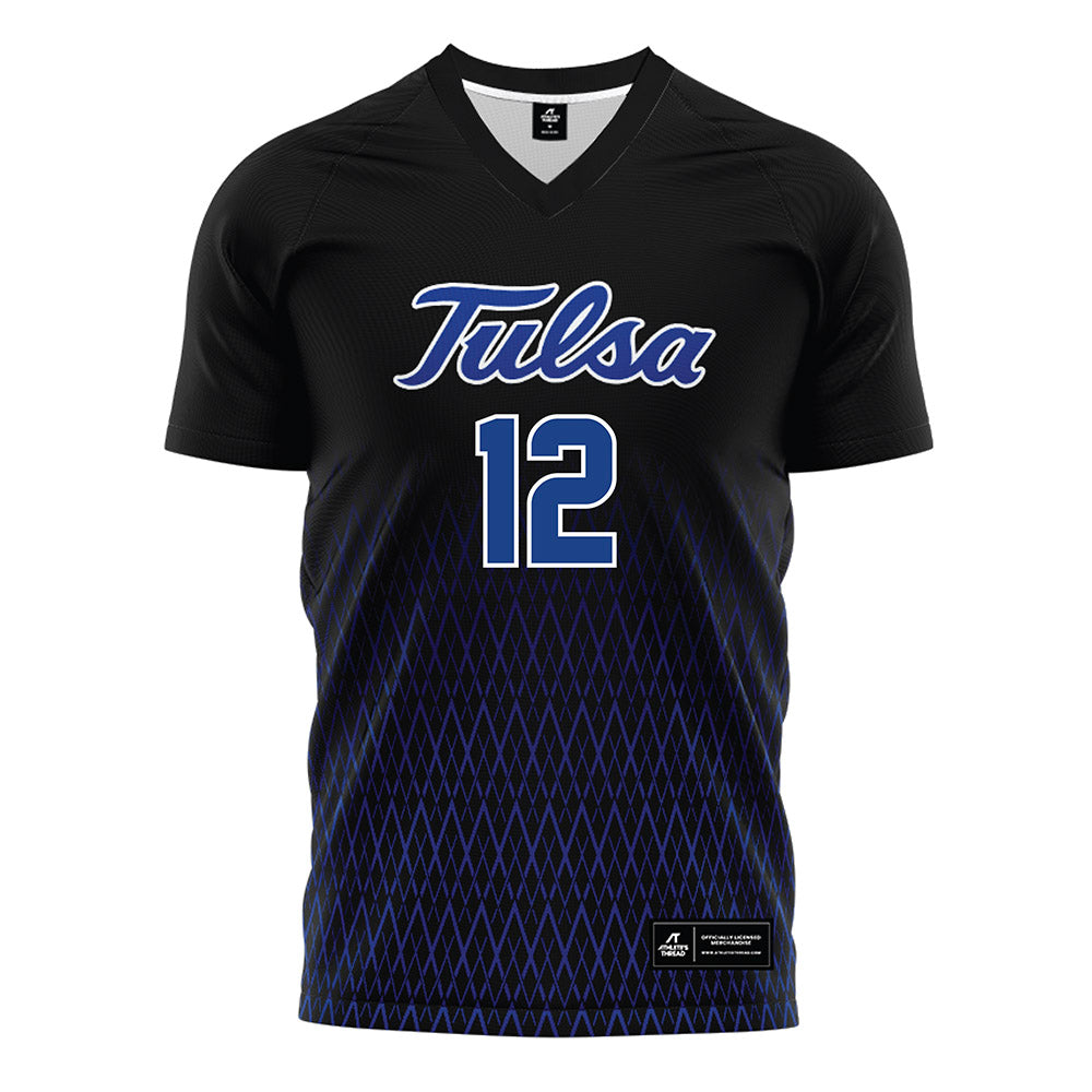 Tulsa - NCAA Women's Soccer : blaine schutte - Black Soccer Jersey