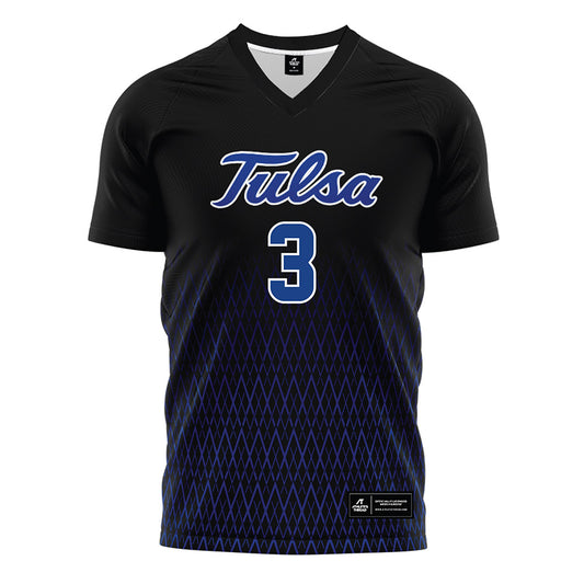 Tulsa - NCAA Women's Soccer : Lauren McIntyre - Black Soccer Jersey-0