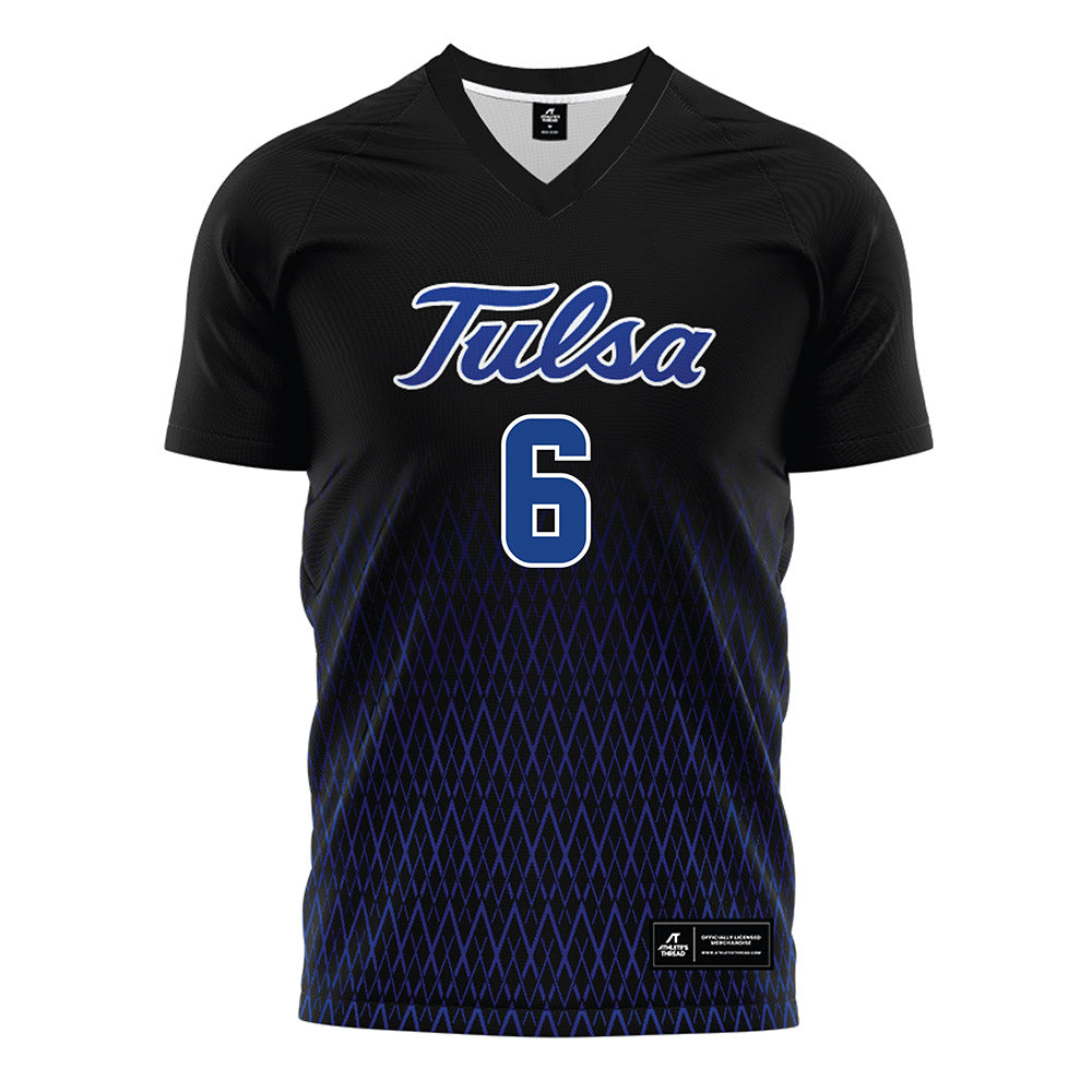Tulsa - NCAA Women's Soccer : Kaleigh Hart - Black Soccer Jersey-0