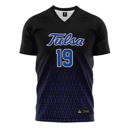 Tulsa - NCAA Women's Soccer : Brit Collins - Black Soccer Jersey