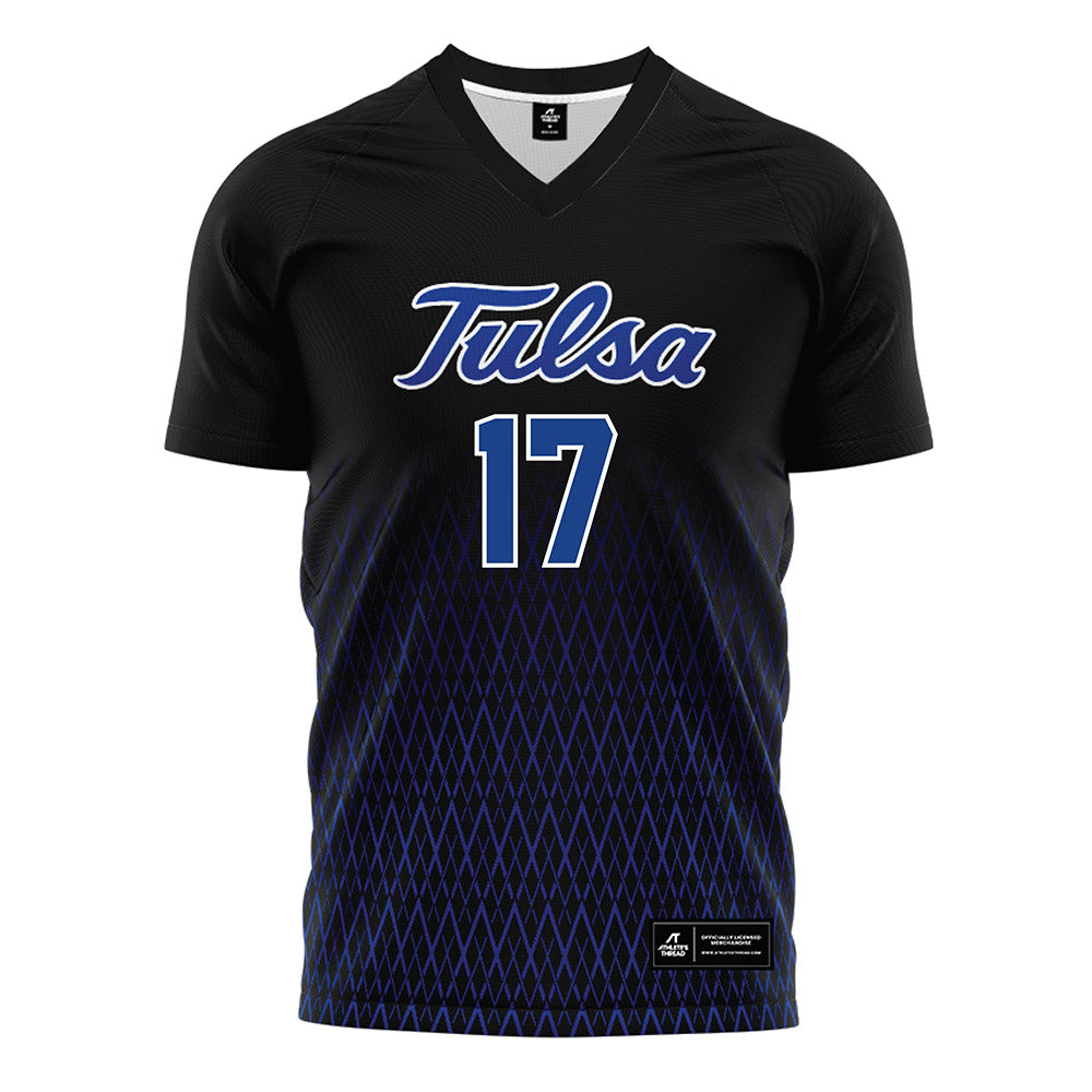 Tulsa - NCAA Women's Soccer : Piper Szafranski - Black Soccer Jersey-0