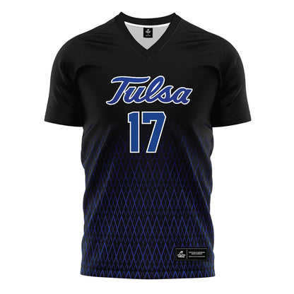 Tulsa - NCAA Women's Soccer : Piper Szafranski - Black Soccer Jersey-0