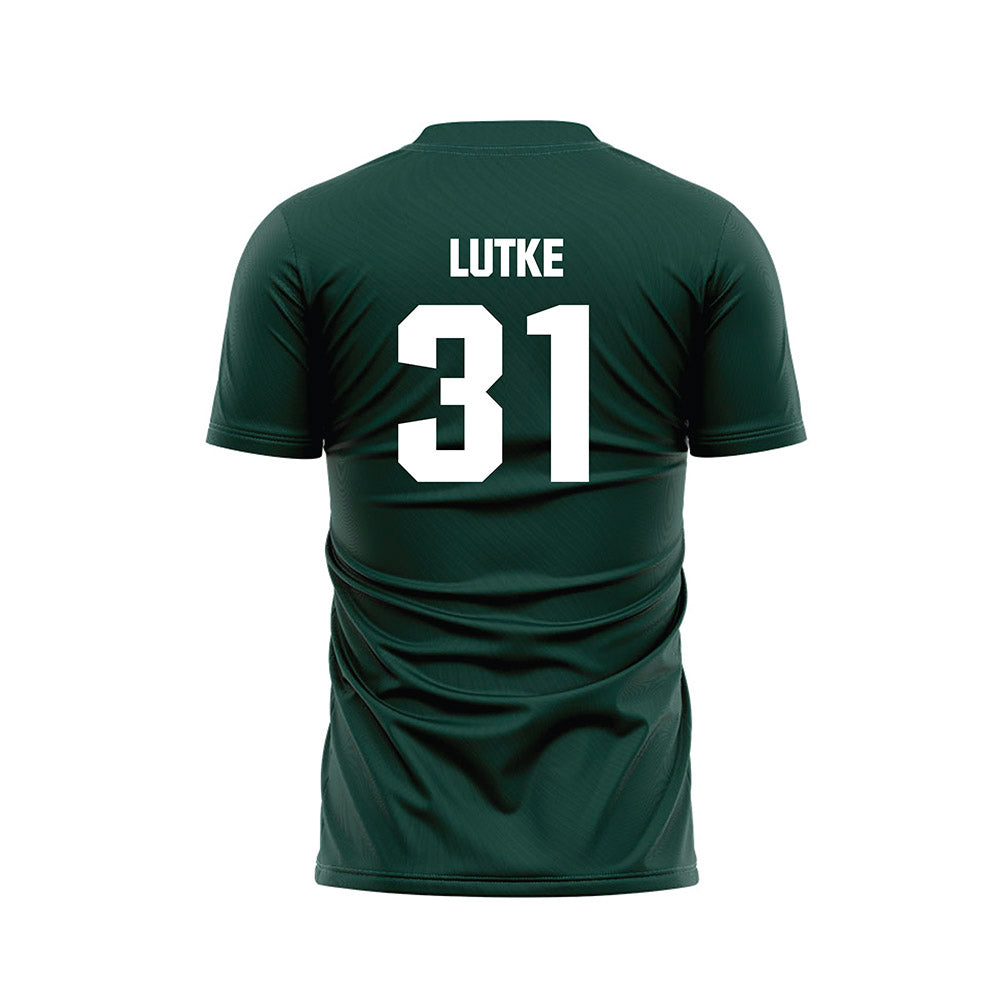 Michigan State - NCAA Women's Soccer : Ava Lutke - Green Soccer Jersey-1