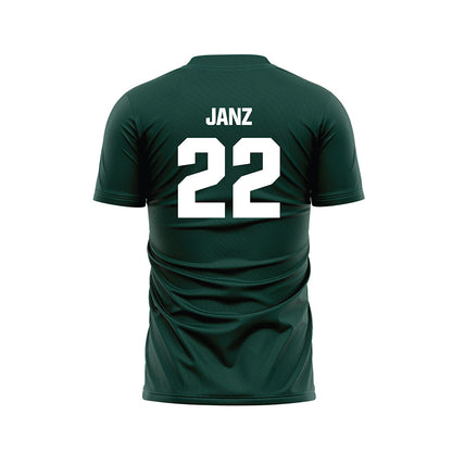 Michigan State - NCAA Women's Soccer : Ella Janz - Green Soccer Jersey