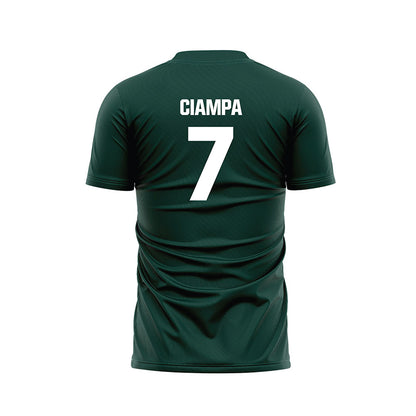 Michigan State - NCAA Women's Soccer : Aubree Ciampa - Green Soccer Jersey-1