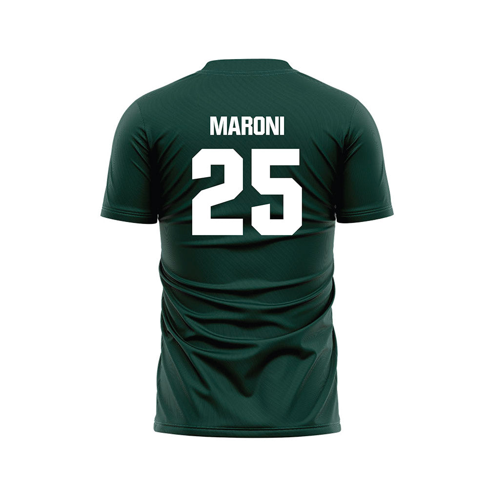 Michigan State - NCAA Women's Soccer : Samantha Maroni - Green Soccer Jersey-1