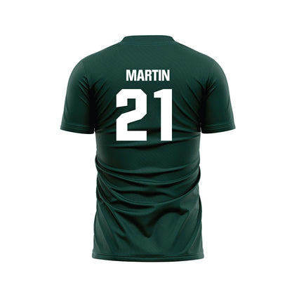 Michigan State - NCAA Women's Soccer : Maleeya Martin - Green Soccer Jersey-1