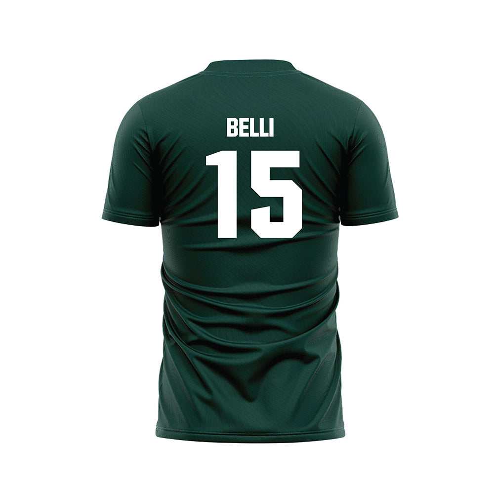 Michigan State - NCAA Women's Soccer : Julia Belli - Green Soccer Jersey