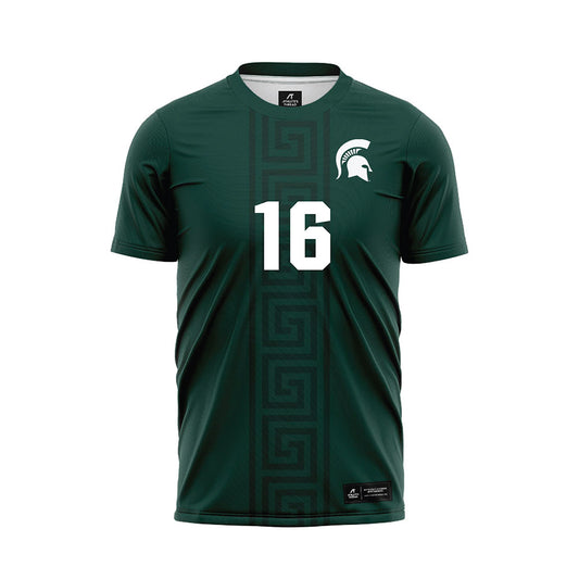 Michigan State - NCAA Women's Soccer : Kaleigh Mcpherson - Green Soccer Jersey-0