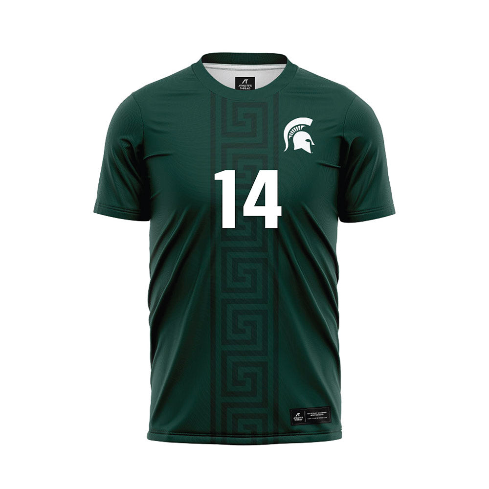 Michigan State - NCAA Women's Soccer : Mackenzie Anthony - Green Soccer Jersey