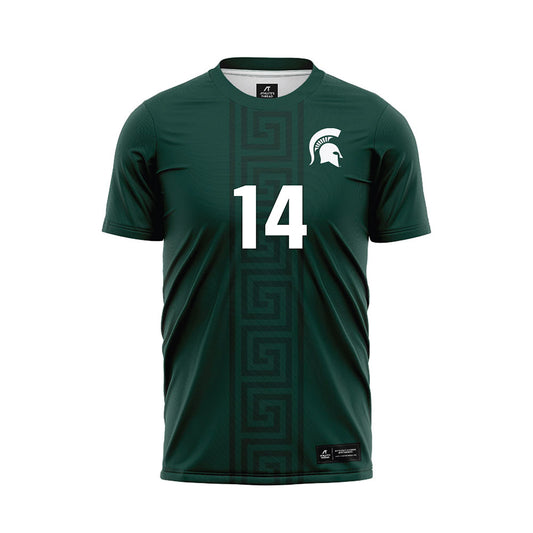 Michigan State - NCAA Women's Soccer : Mackenzie Anthony - Green Soccer Jersey