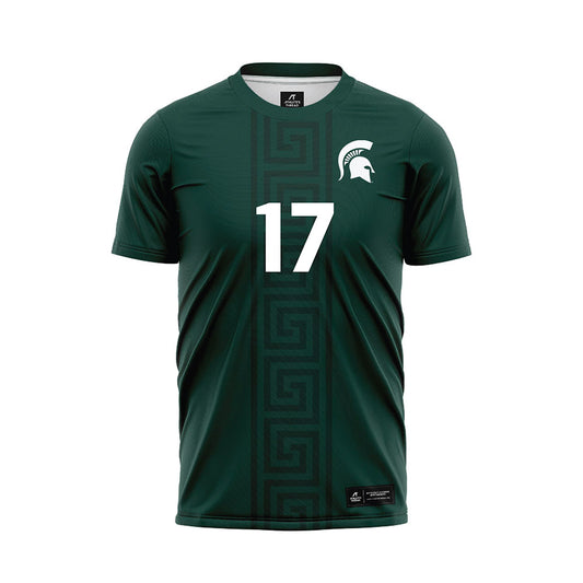 Michigan State - NCAA Women's Soccer : Allie Mairn - Green Soccer Jersey-0