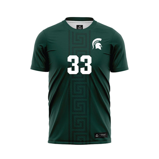 Michigan State - NCAA Women's Soccer : Lexi Grundler - Green Soccer Jersey