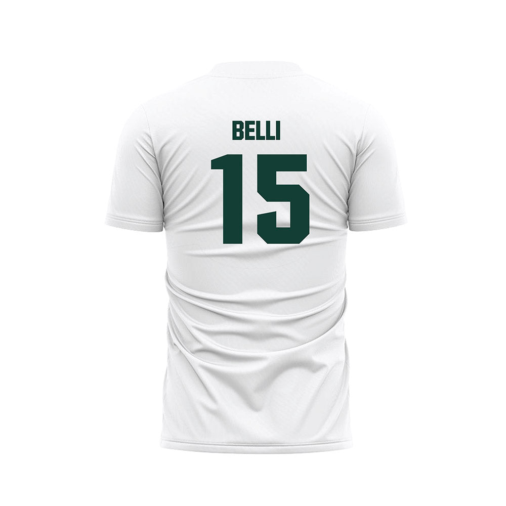 Michigan State - NCAA Women's Soccer : Julia Belli - White Soccer Jersey